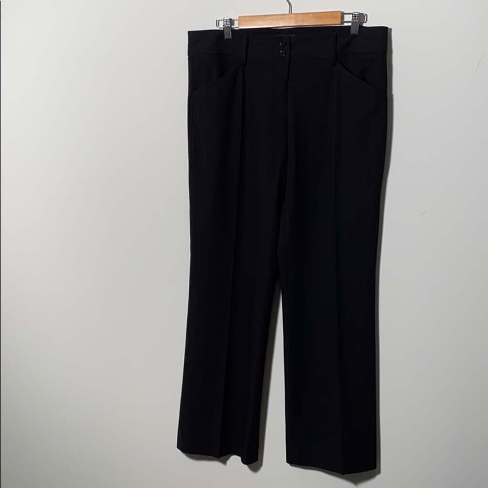 Josef pinstripe wide leg pant